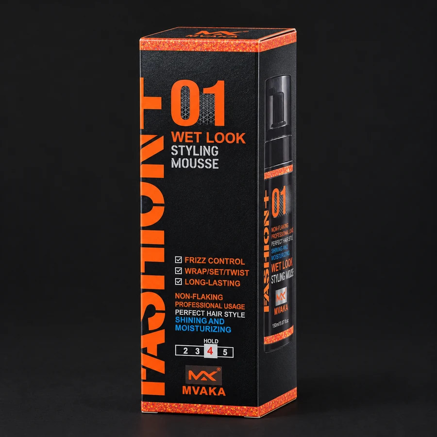 MVAKA Styling Mousse 01 Wet Look — Perspective